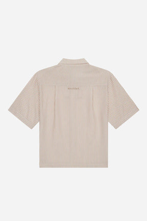 Striped Seersucker Summer Shirt