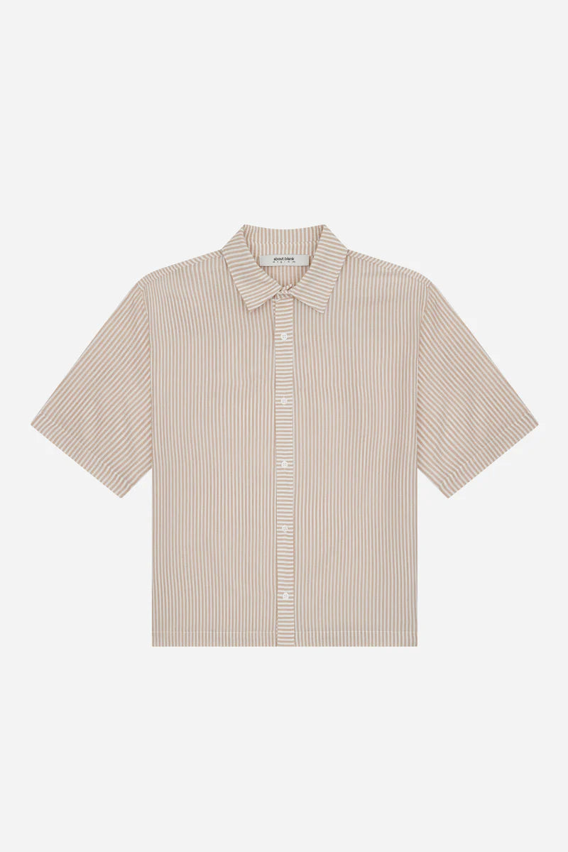Striped Seersucker Summer Shirt