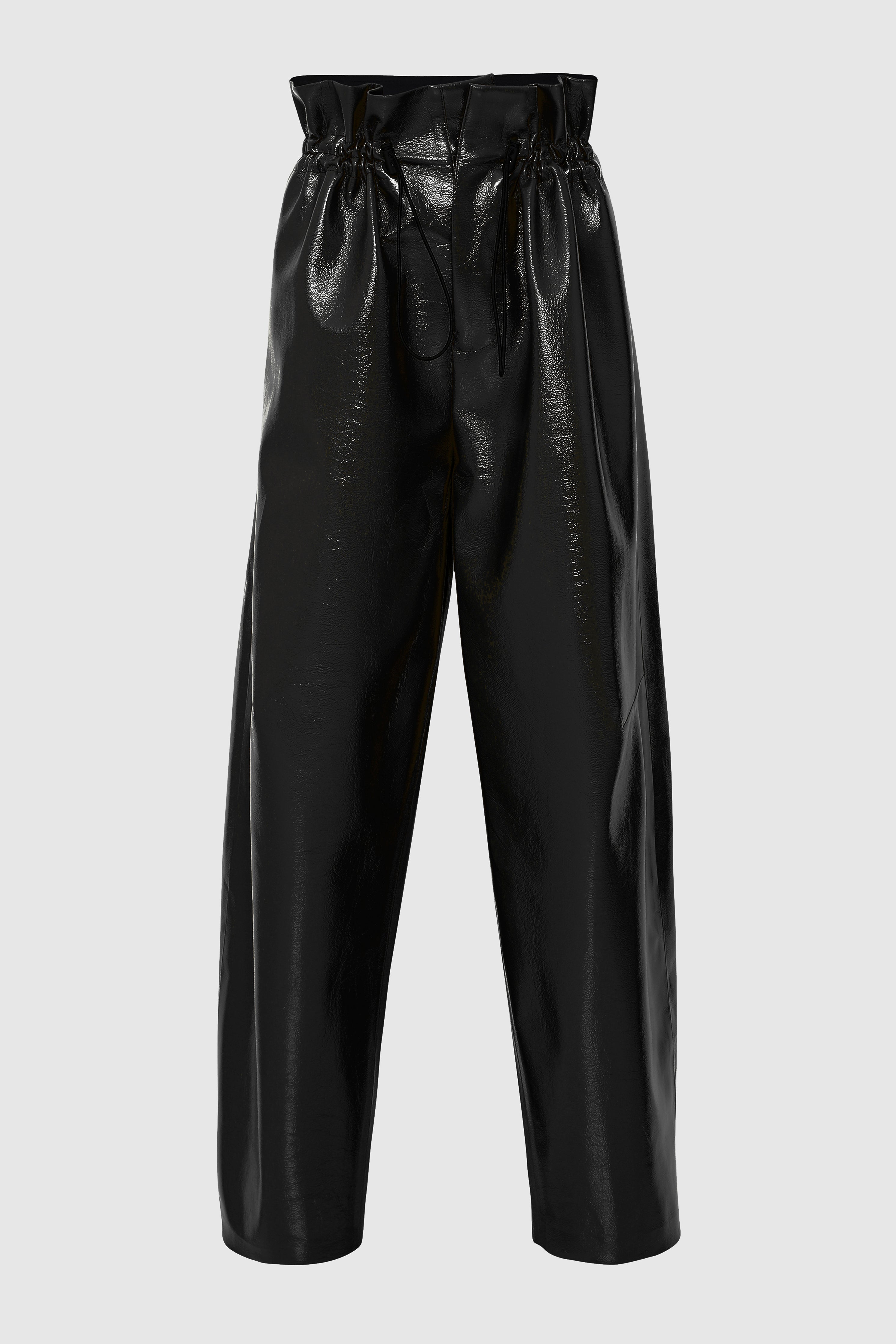 VEGAN LEATHER PARACHUTE PANTS