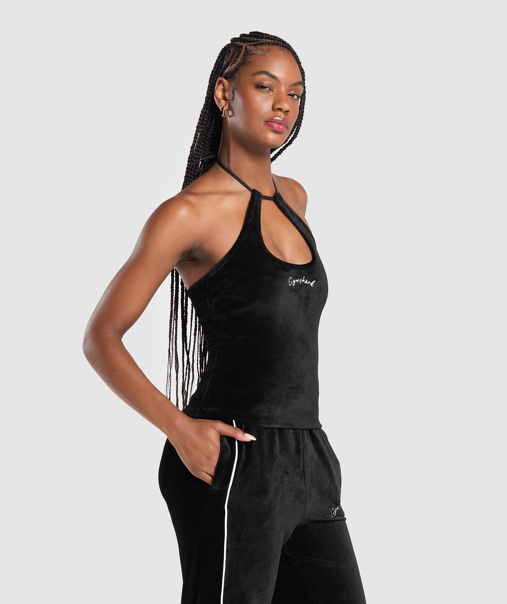 Gymshark Velour Tank - Black