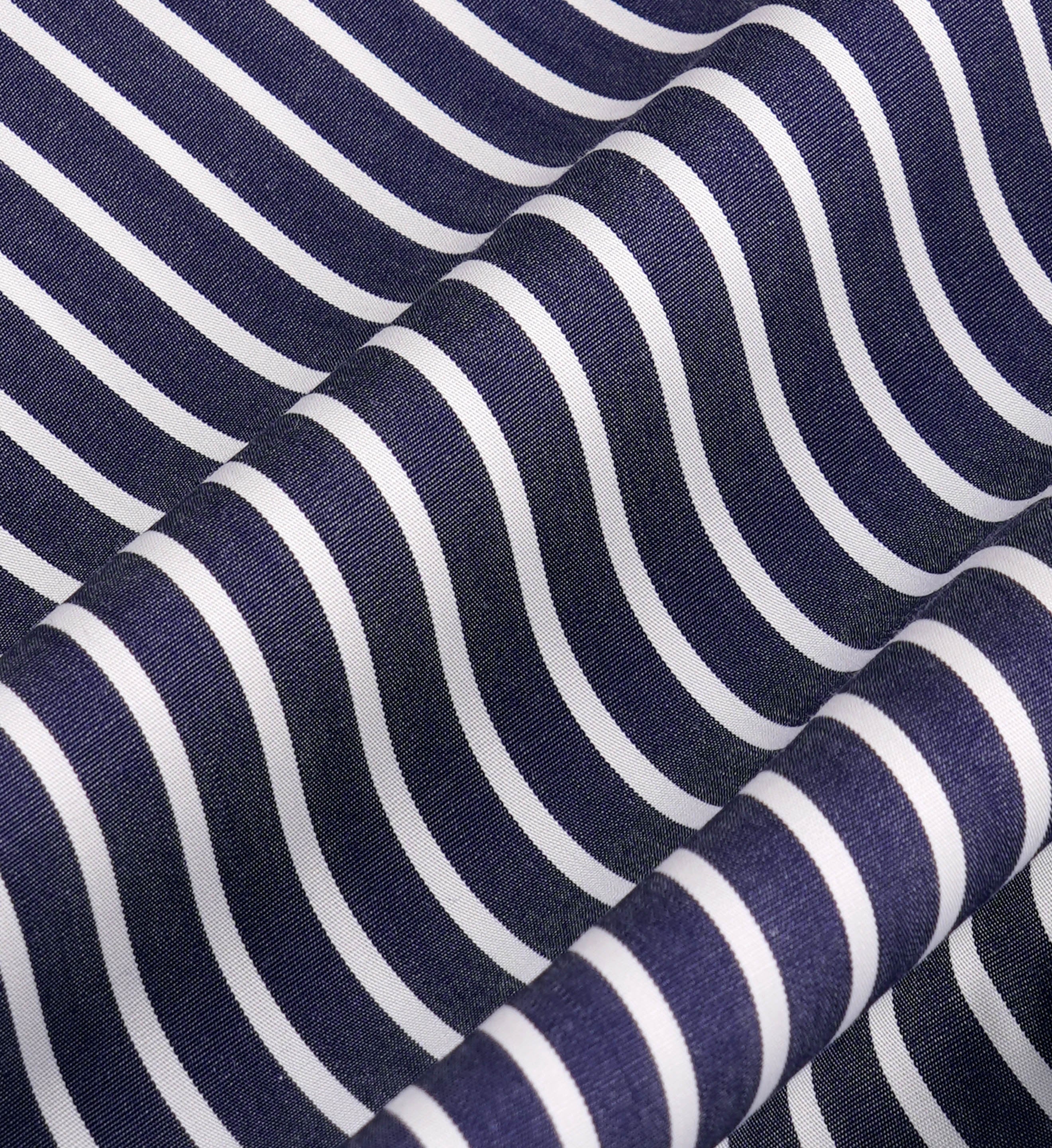 Vendome Mini Boxer Short - Blue Striped/White