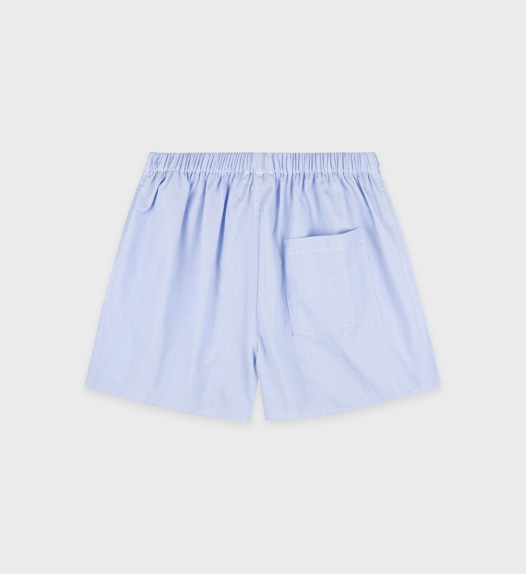 Vendome Mini Boxer Short - Light Blue Striped