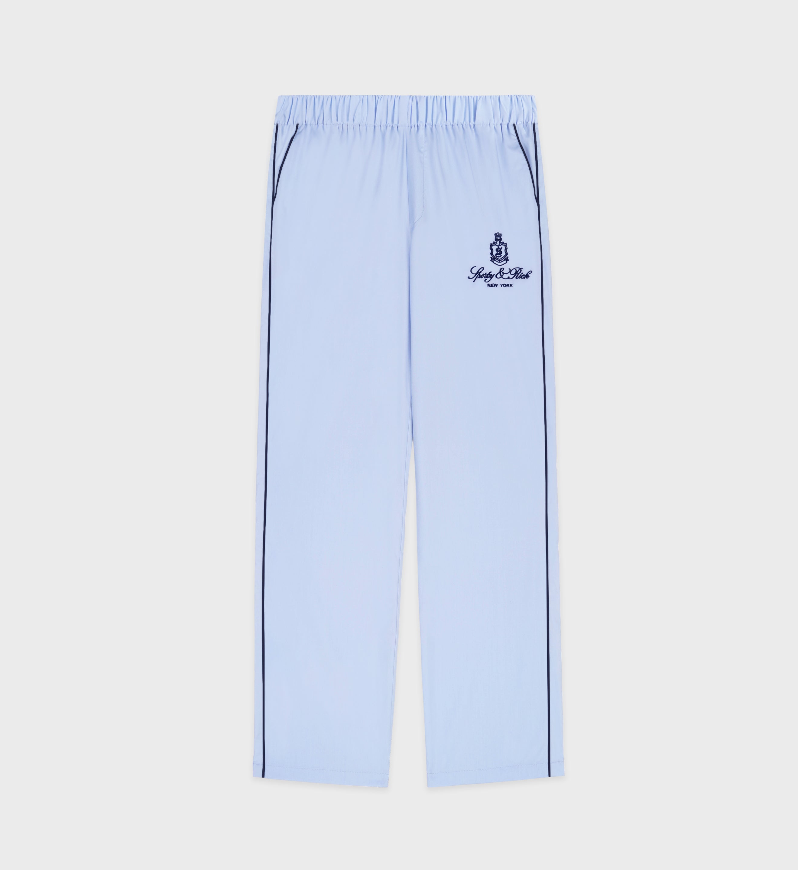 Vendome Pyjama Pants - Ciel/Navy