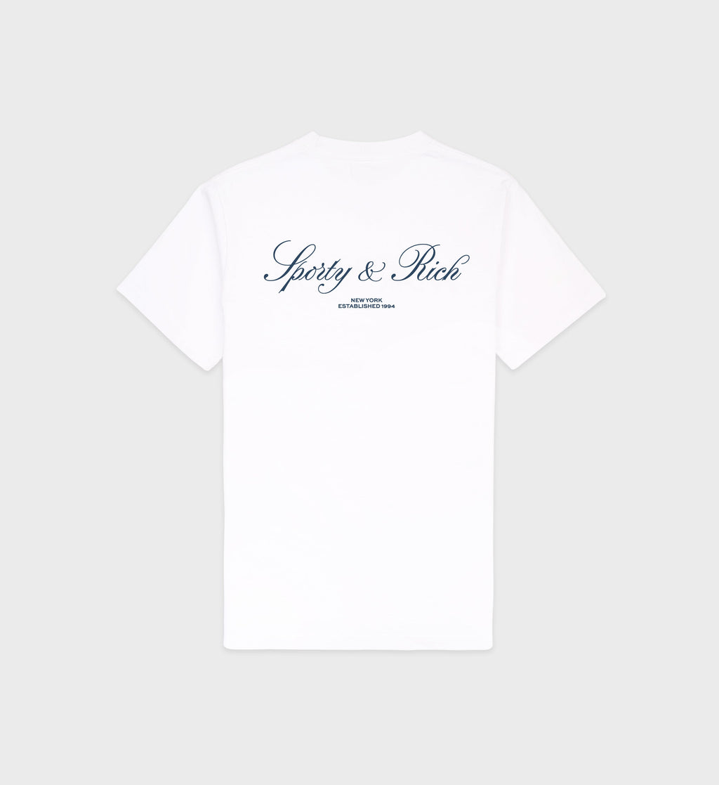 Vendome Resort T-shirt - White/Navy