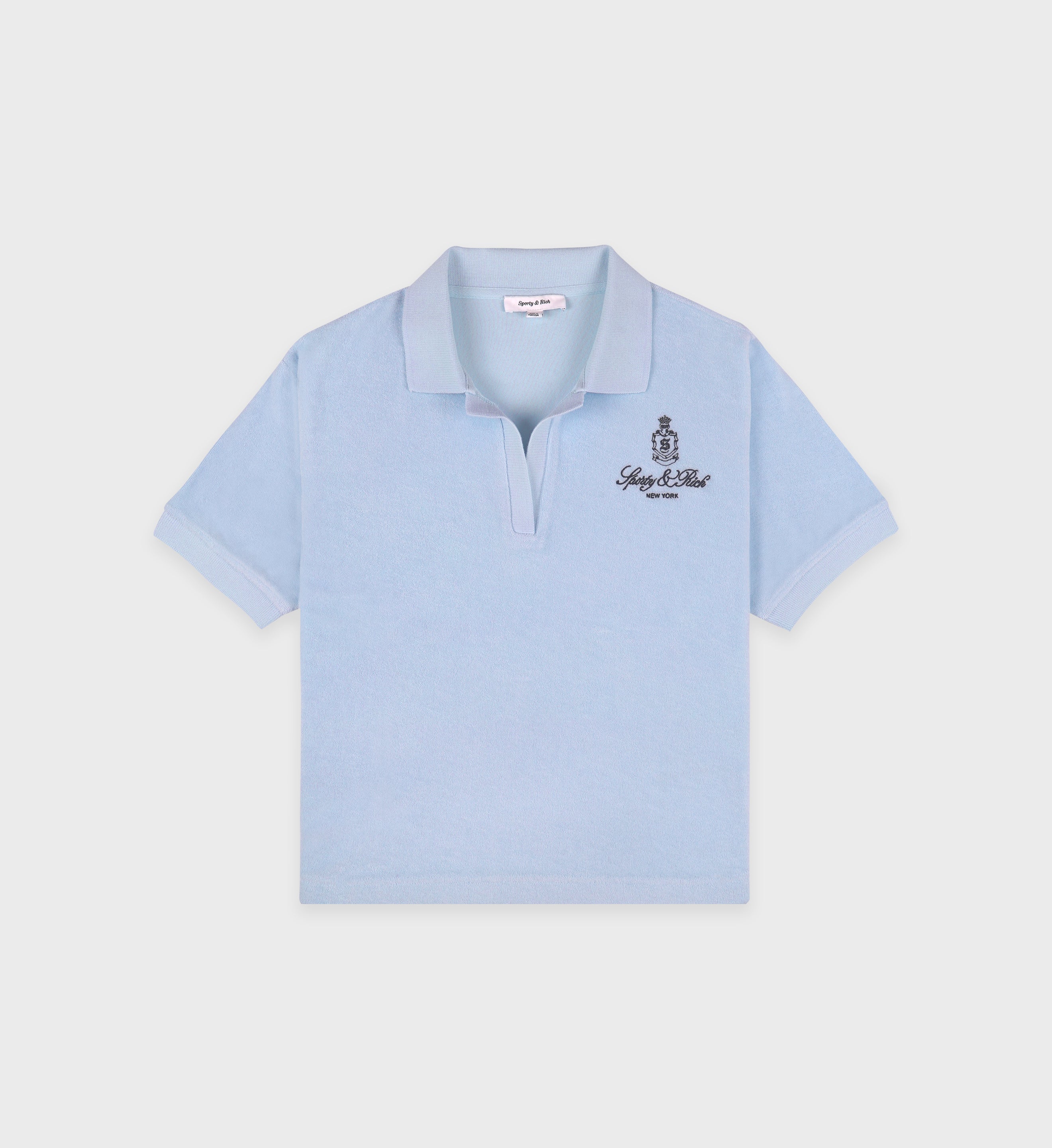 Vendome Terry Polo - Ciel/Navy