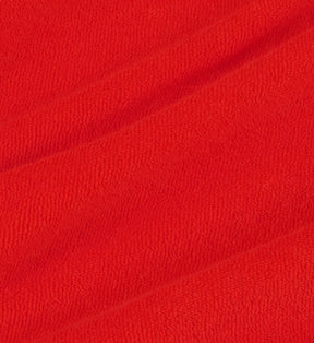 Vendome Terry Polo - Fire Red/White