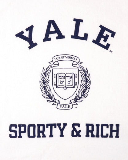 Veritas Soft Crewneck - White/Navy
