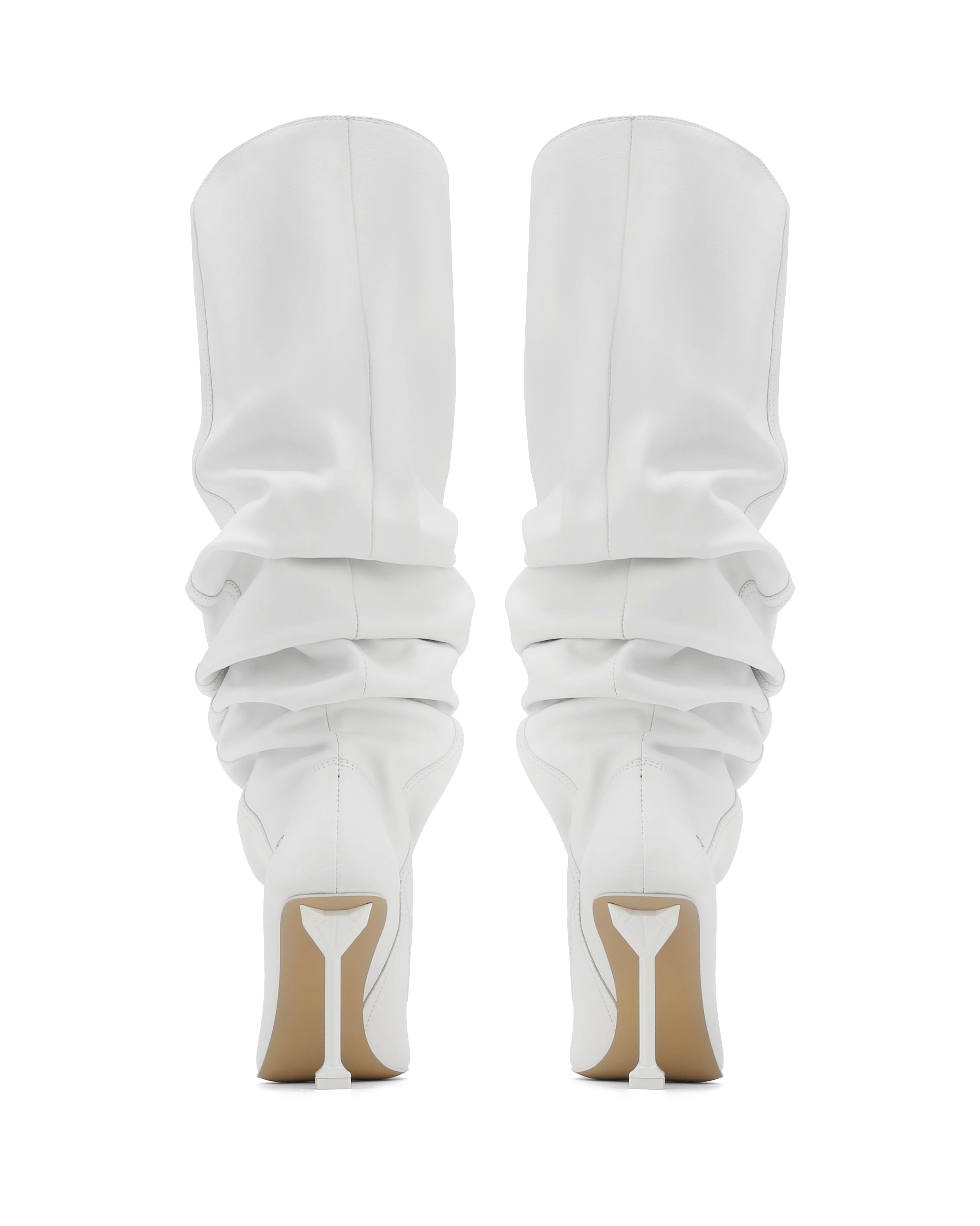 Vern White Nappa Cow Leather