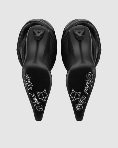 Vern Black Nappa Prince Leather