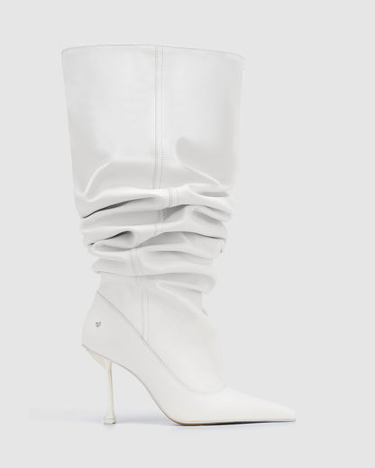 Vern White Nappa Cow Leather