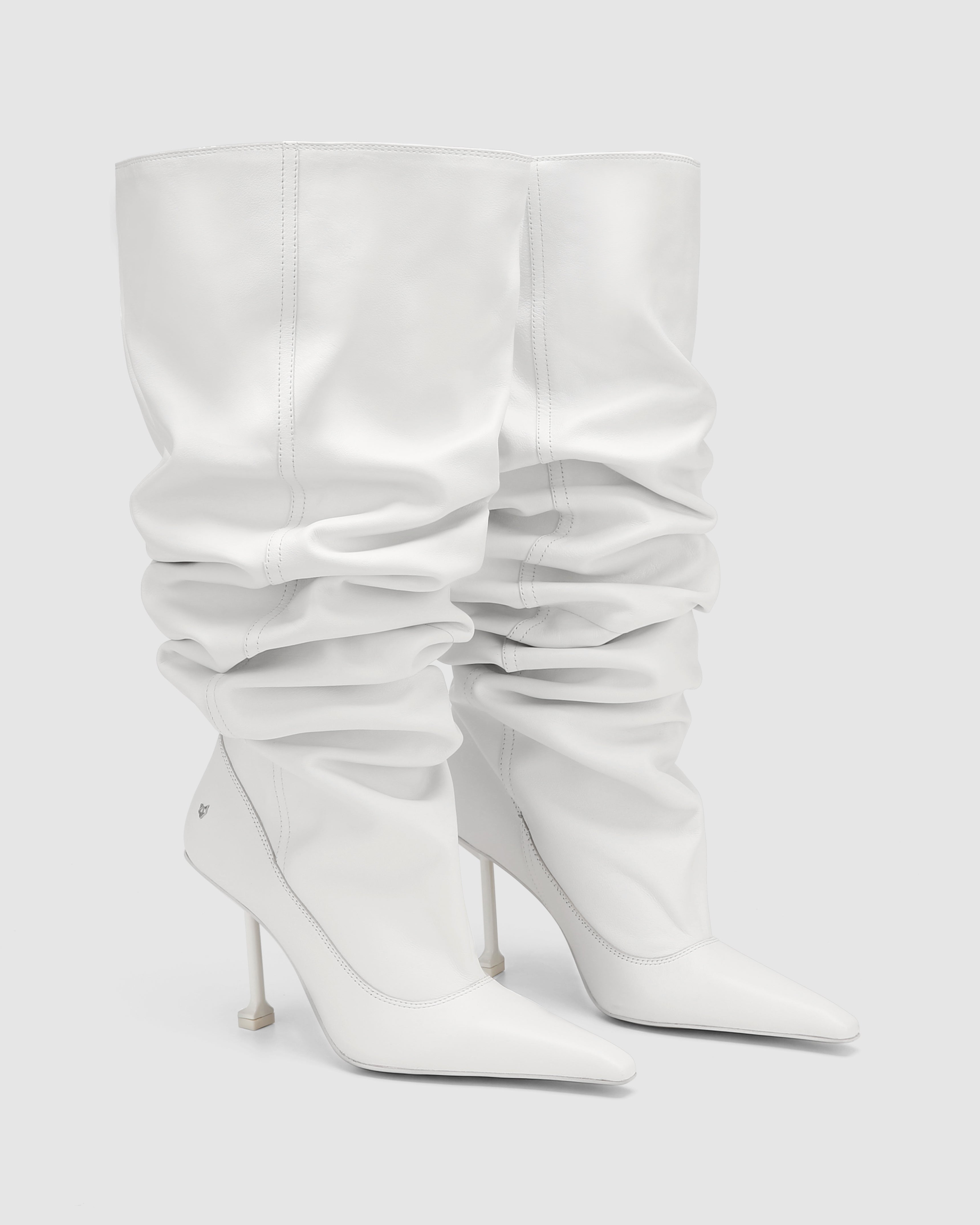 Vern White Nappa Cow Leather