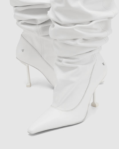 Vern White Nappa Cow Leather