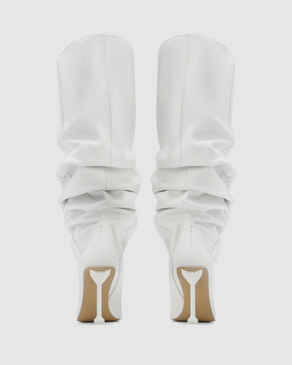Vern White Nappa Cow Leather
