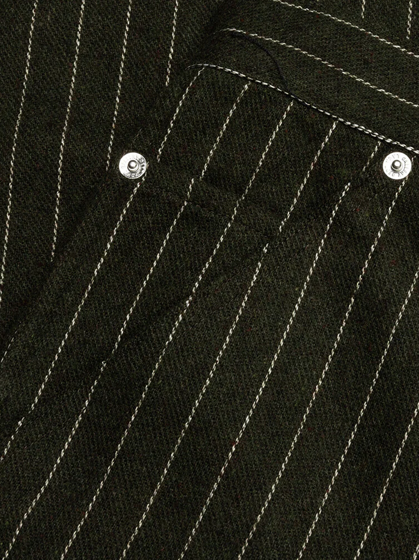 Gallery Dept Business Carpenter Flare Jeans in Olive