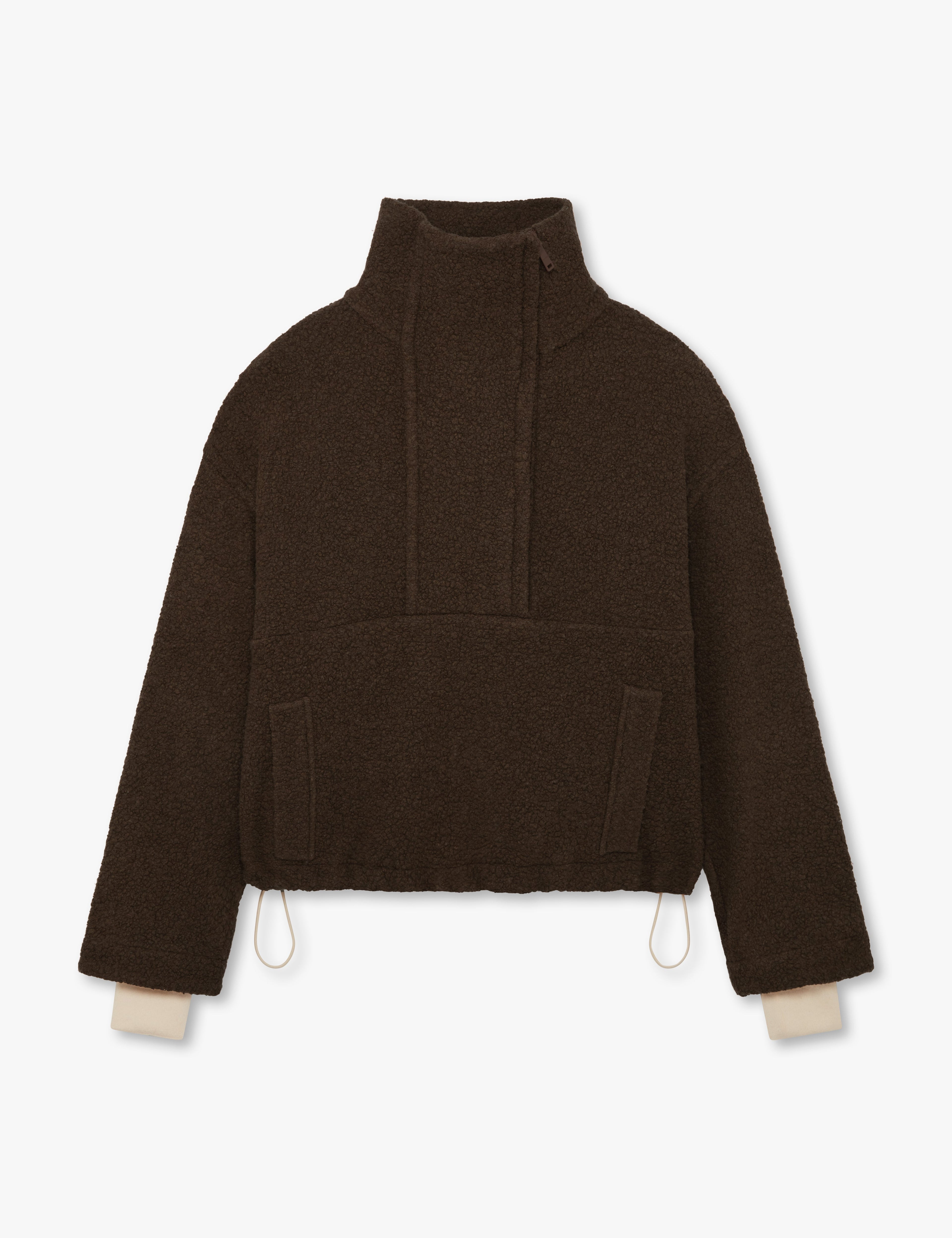 Maria Boucle Fleece Anorak