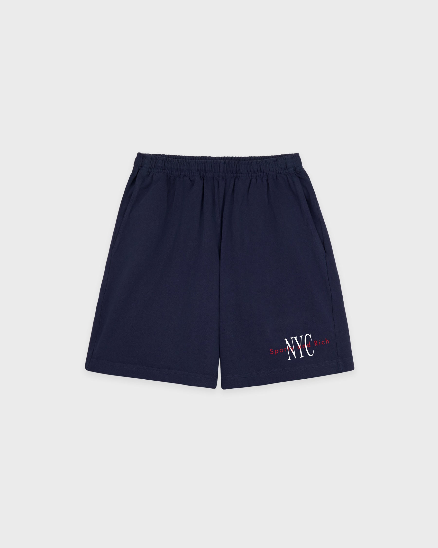NY Minute Gym Short - Navy/White