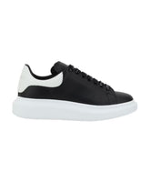 Leather Sneakers with Platform Sole