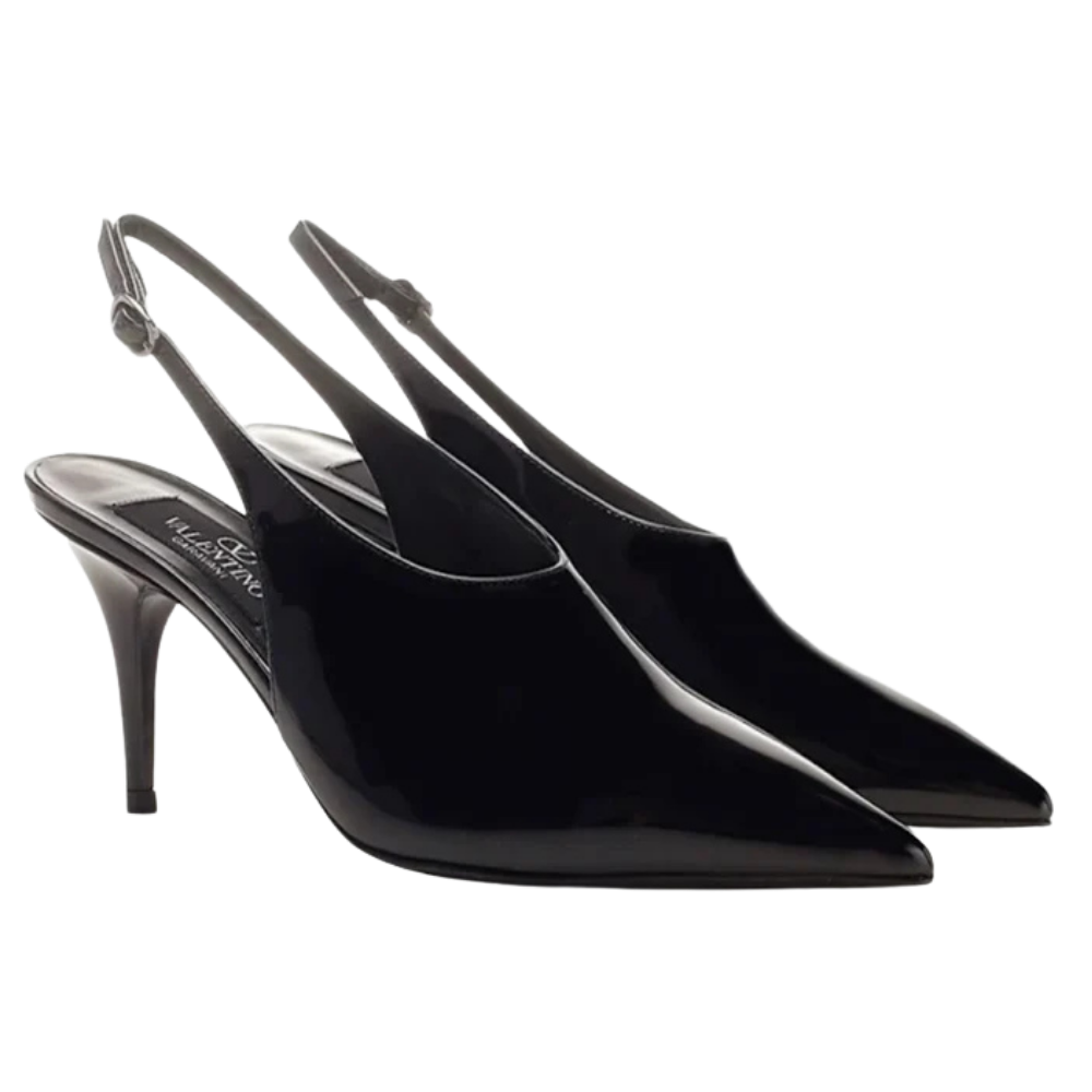 Valentino Garavani Black Sling Pump