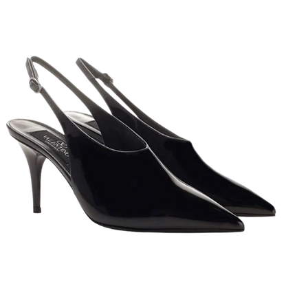 Valentino Garavani Black Sling Pump