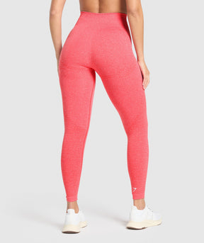 Gymshark Vital Leggings - Coral Red Marl