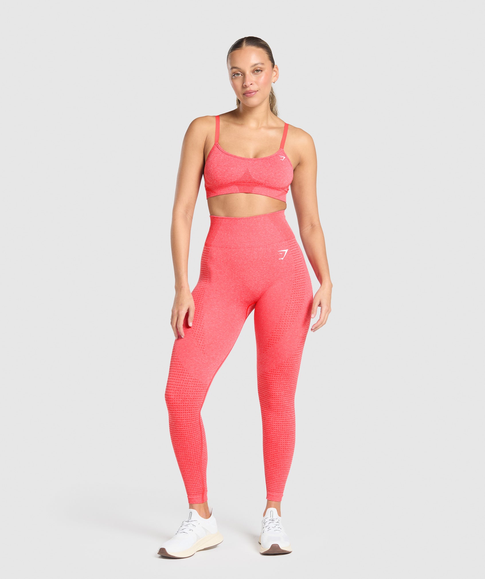 Gymshark Vital Leggings - Coral Red Marl