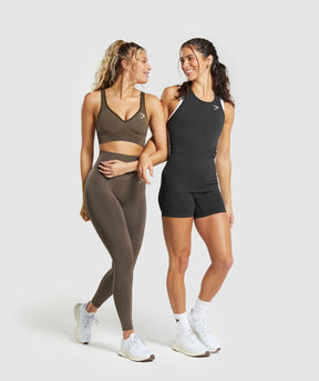 Gymshark Vital Leggings - Penny Brown Marl