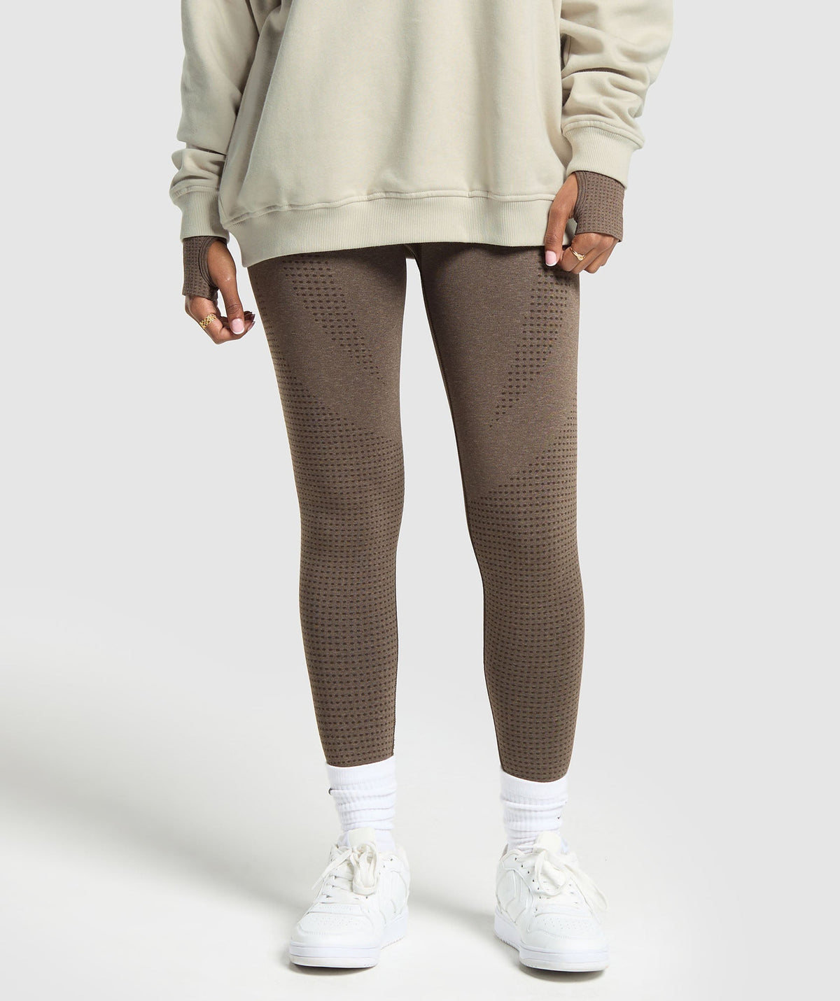Gymshark Vital Leggings - Penny Brown Marl