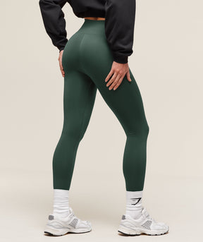 Gymshark Vital Leggings - Woodland Green Marl