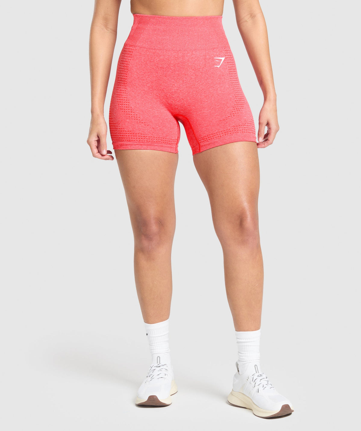 Gymshark Vital Shorts - Coral Red Marl