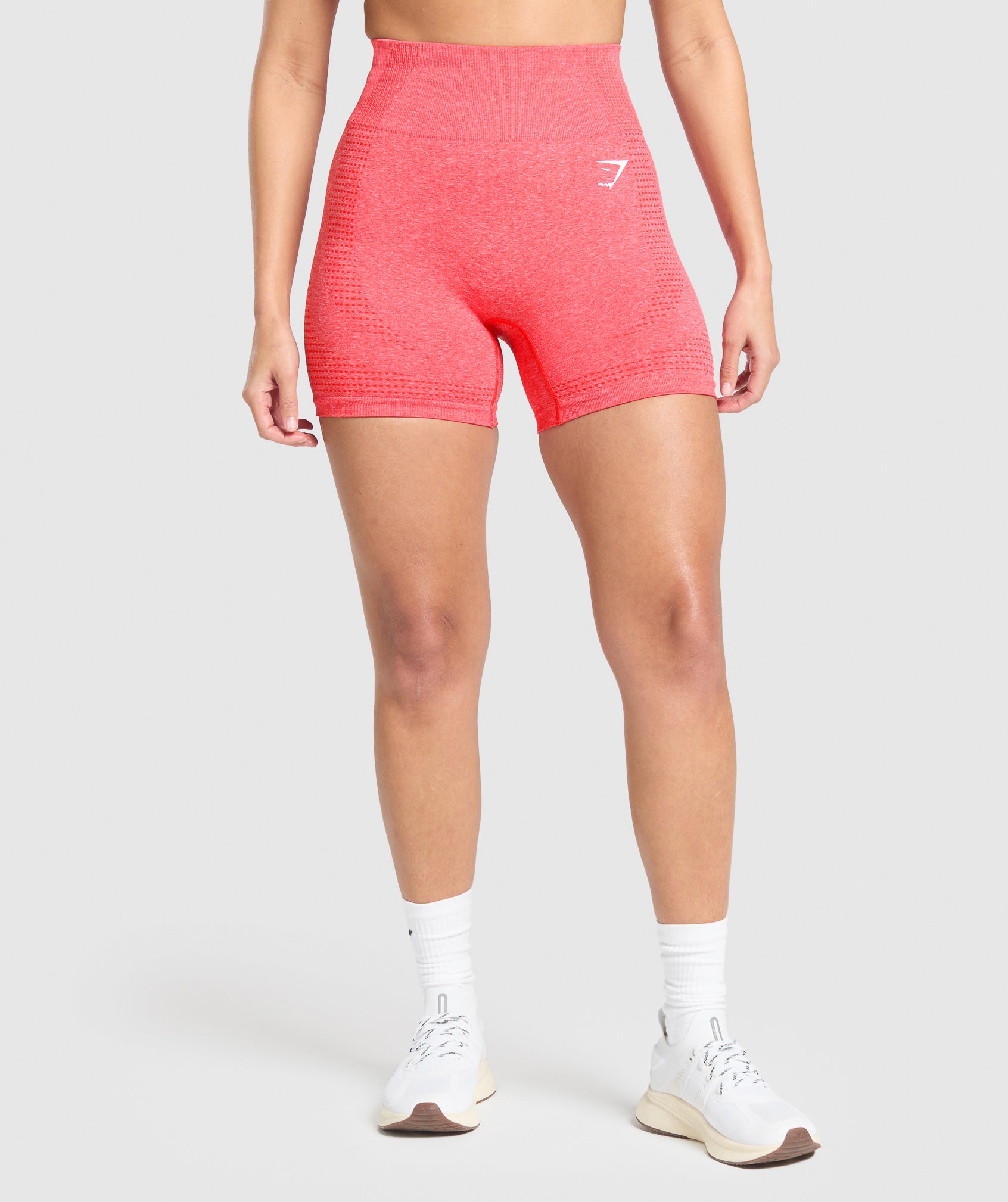 Gymshark Vital Shorts - Coral Red Marl