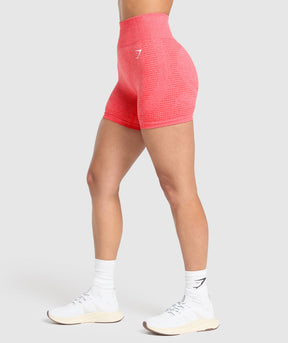 Gymshark Vital Shorts - Coral Red Marl