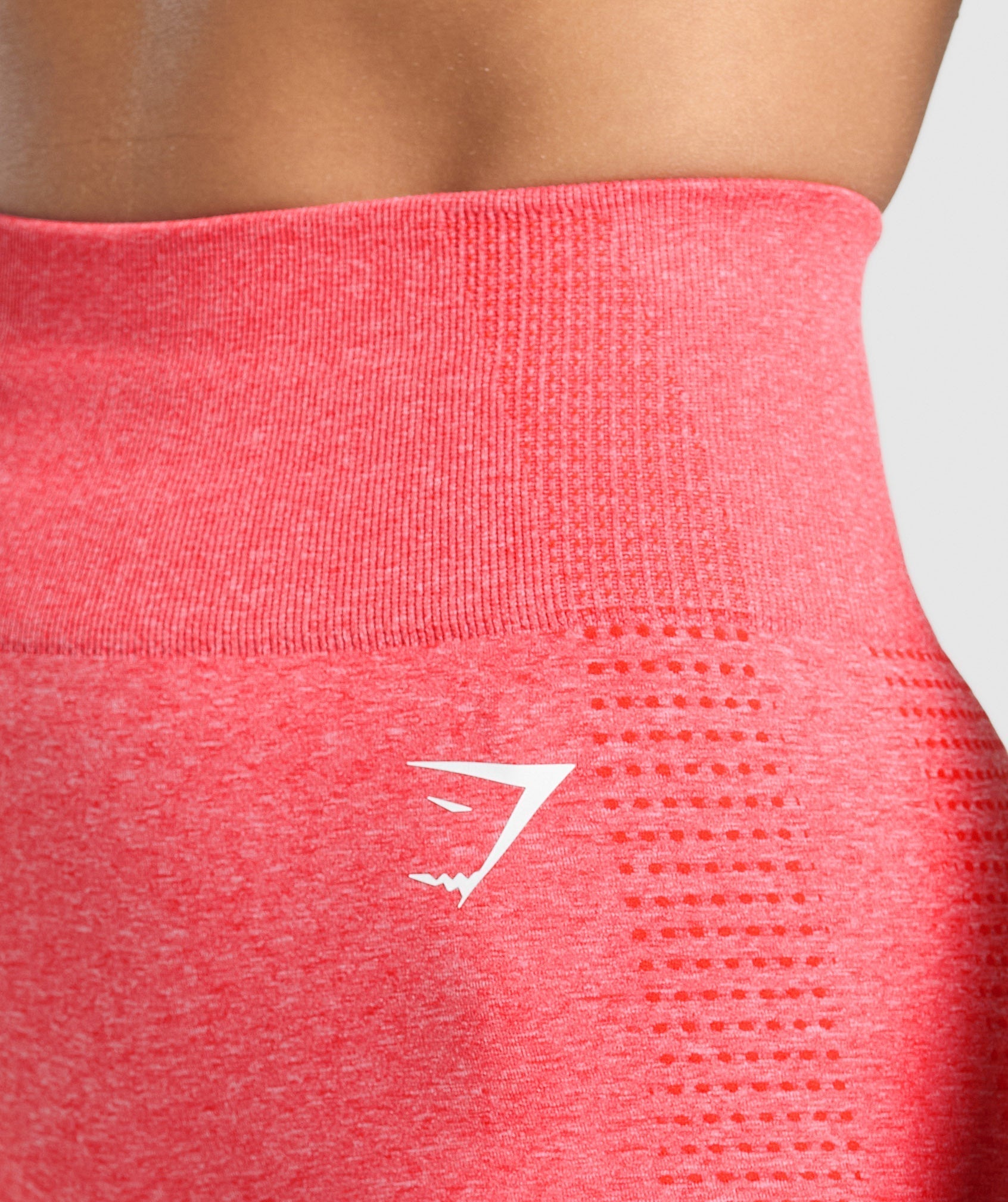 Gymshark Vital Shorts - Coral Red Marl