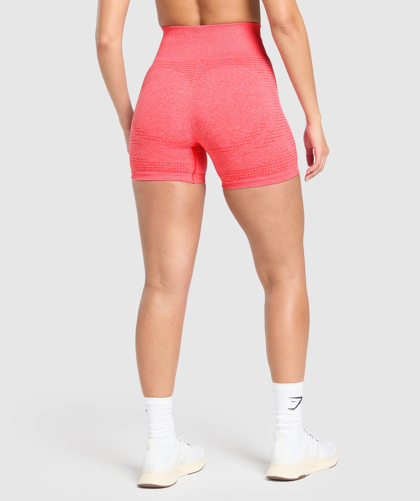 Gymshark Vital Shorts - Coral Red Marl