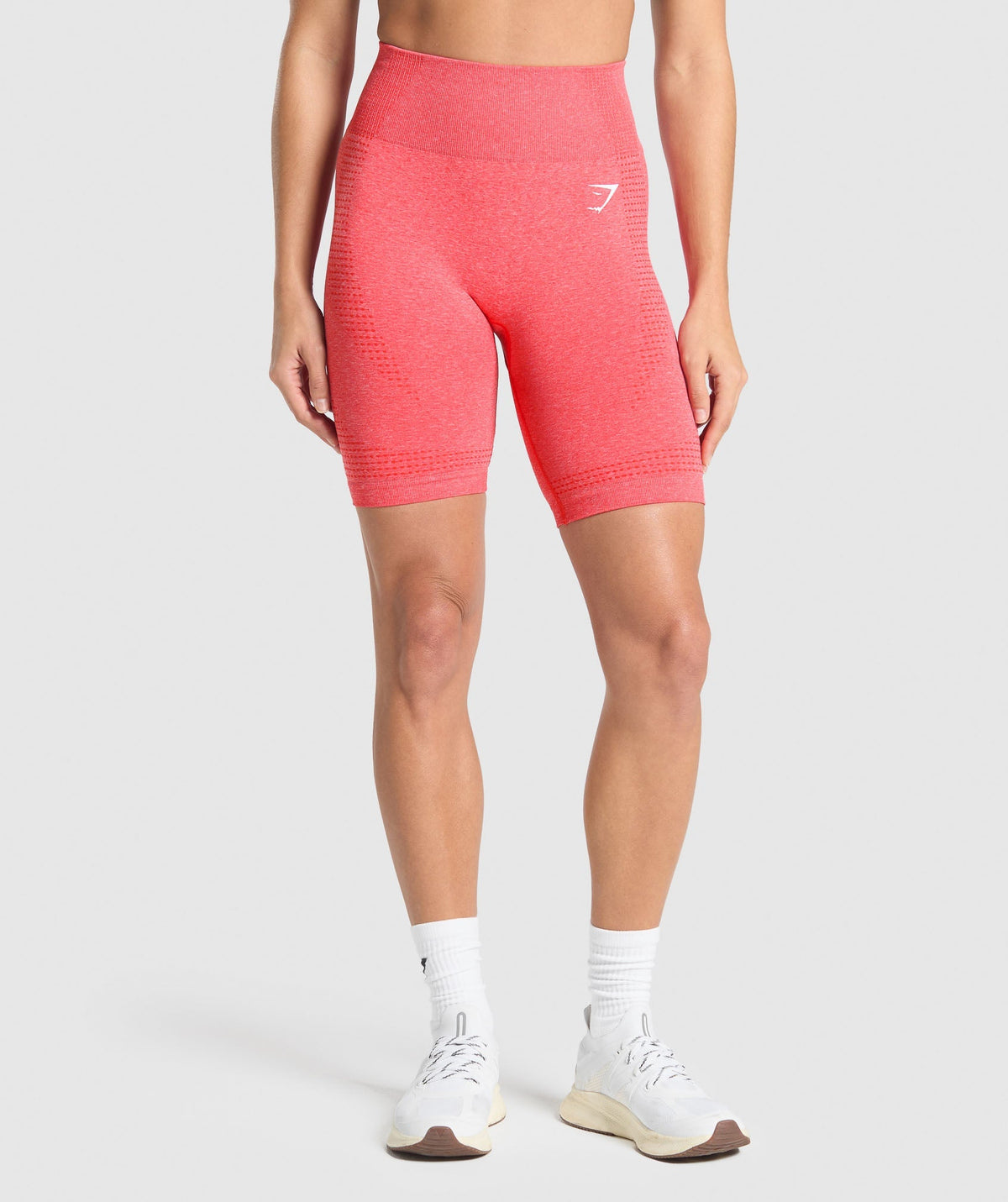 Gymshark Vital 7" Shorts - Coral Red Marl