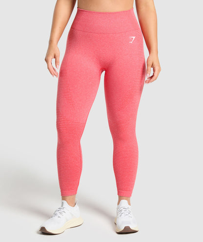 Gymshark Vital Leggings - Coral Red Marl