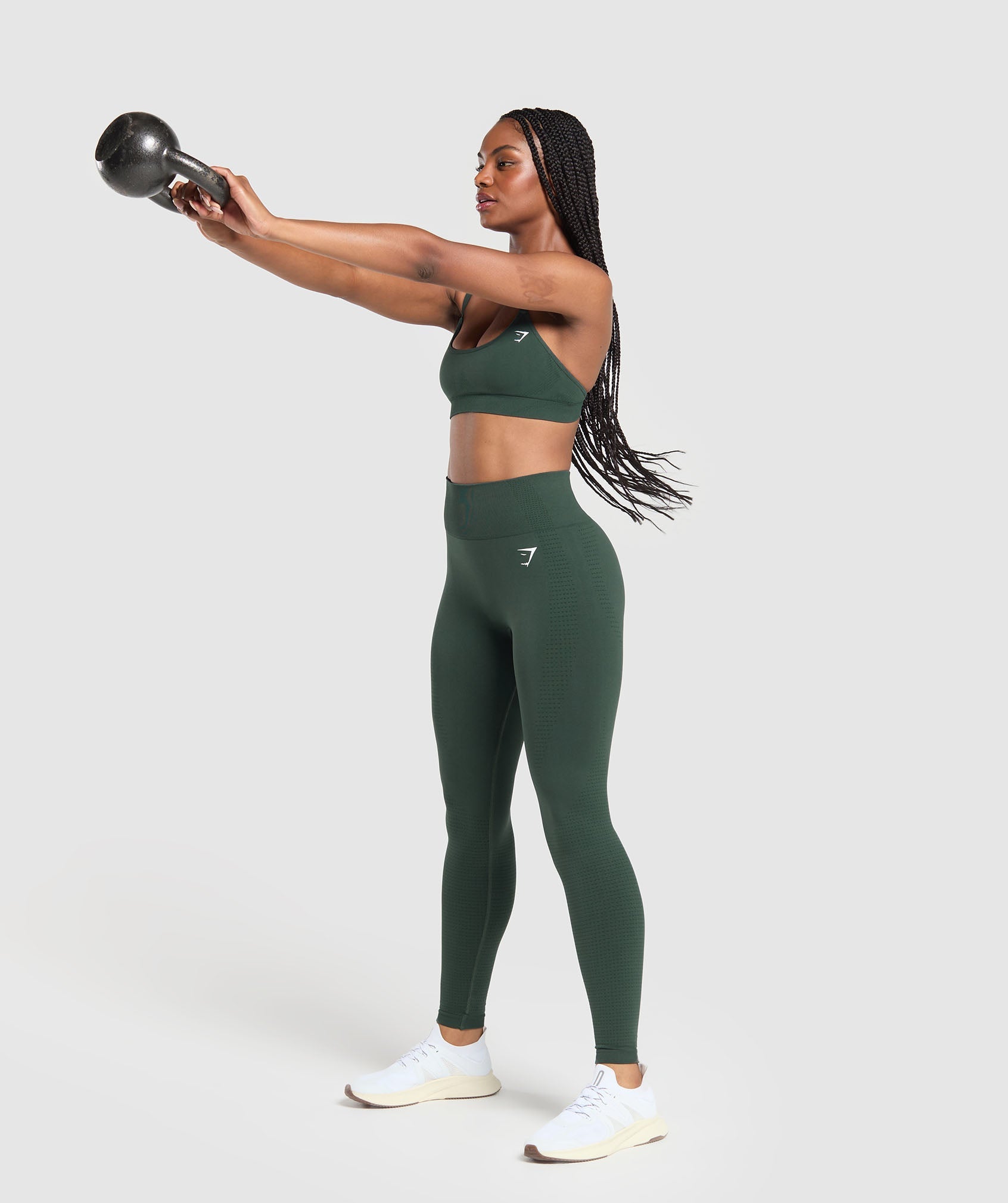Gymshark Vital Leggings - Woodland Green Marl