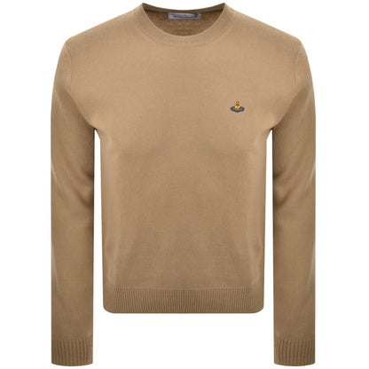 Vivienne Westwood Alex Round Neck Jumper Brown