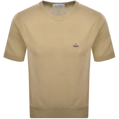 Vivienne Westwood Knit Alex T Shirt Beige
