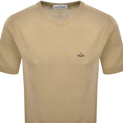 Vivienne Westwood Knit Alex T Shirt Beige