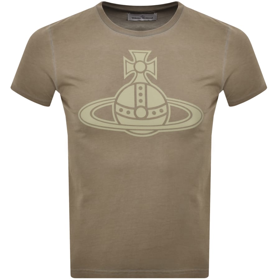 Vivienne Westwood Paris Orb Peru T Shirt Khaki
