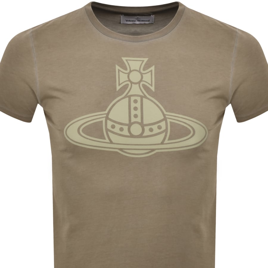 Vivienne Westwood Paris Orb Peru T Shirt Khaki