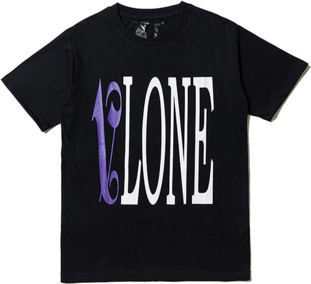 Palm Angels x VLone Black Purple Tee
