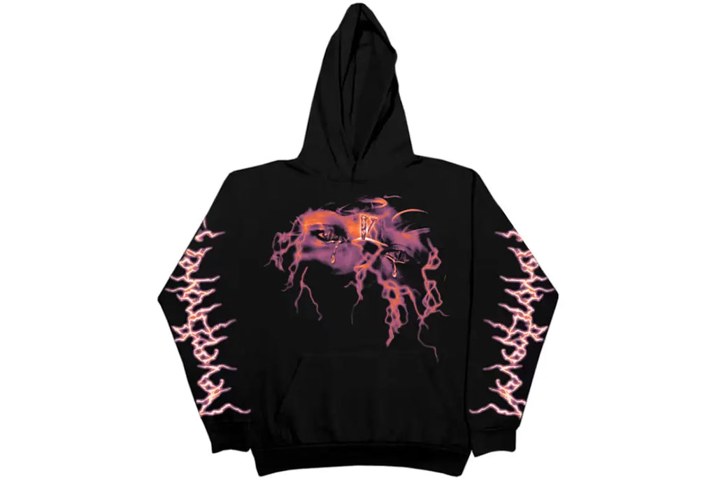 Vlone x Never Broke Again Eyes Hoodie Black