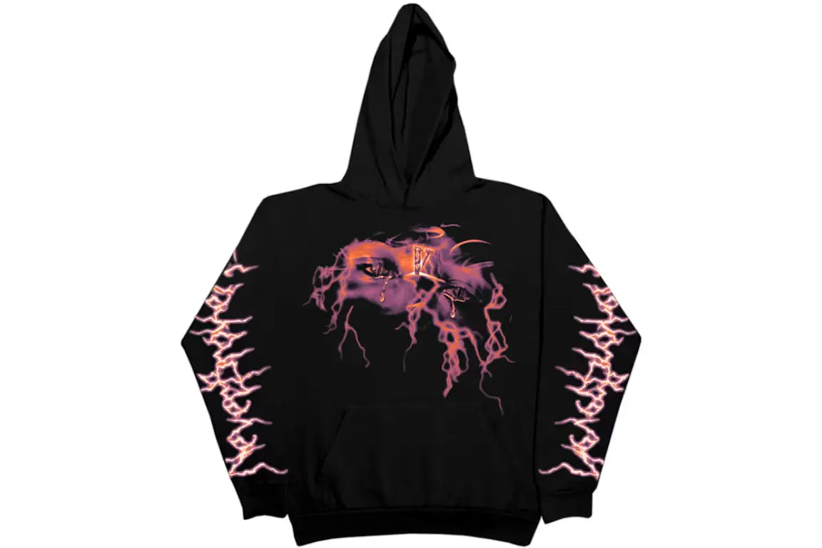 Vlone x Never Broke Again Eyes Hoodie Black