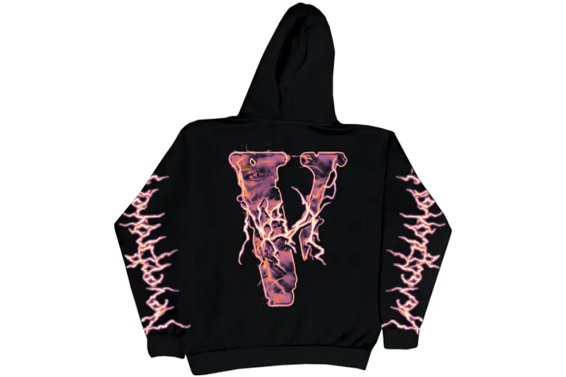 Vlone x Never Broke Again Eyes Hoodie Black