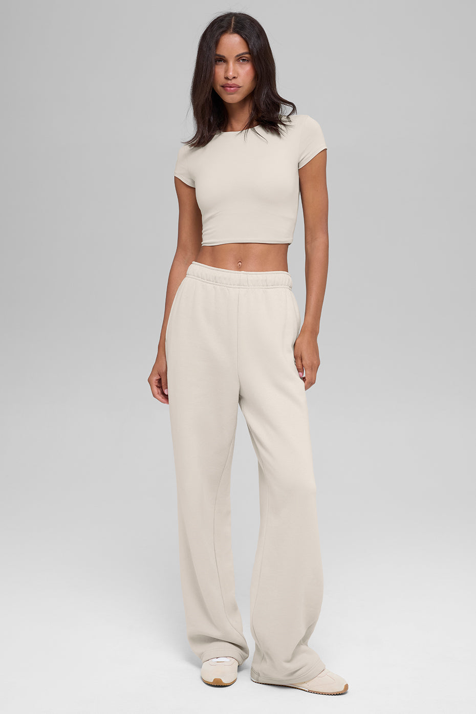 Alosoft Crop Finesse Short Sleeve