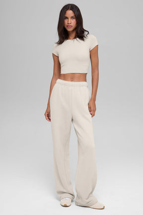 Alosoft Crop Finesse Short Sleeve