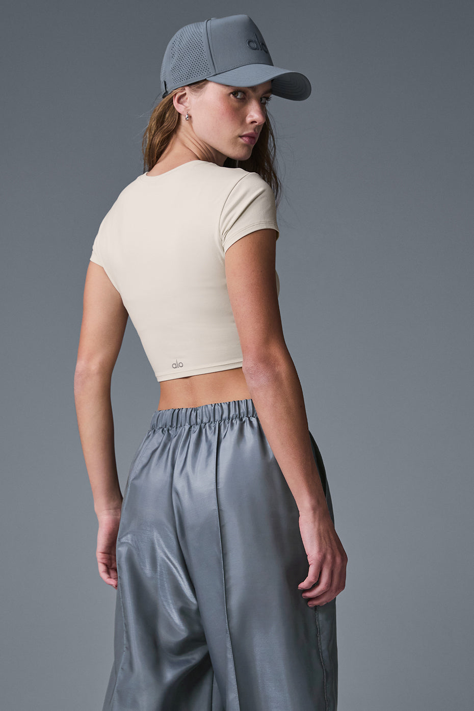 Alosoft Crop Finesse Short Sleeve