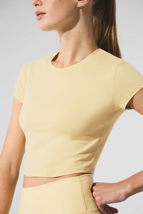 Alosoft Crop Finesse Short Sleeve