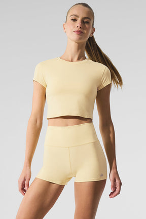 Alosoft Crop Finesse Short Sleeve
